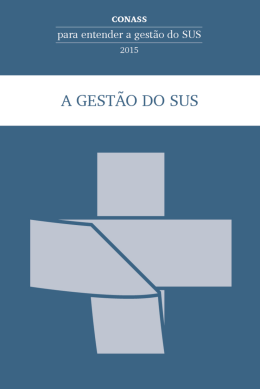 Conass Para Entender a Gestão do SUS