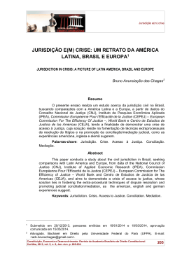 jurisdi&ccedil;&atilde;o e(m) crise: um retrato da am&eacute;rica latina, brasil