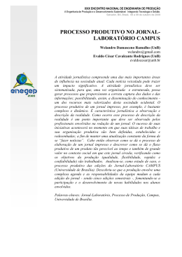 processo produtivo no jornal- laborat&oacute;rio campus