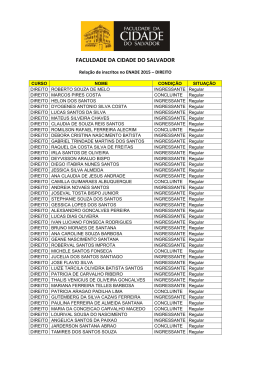 direito - Faculdade da Cidade do Salvador