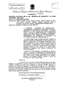 Ac&oacute;rd&atilde;o n. 22.694
