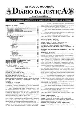 di&aacute;rio da justi&ccedil;a - Portal do Poder Judici&aacute;rio do Estado do Maranh&atilde;o