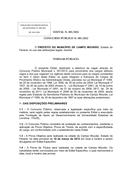 Edital - Fauel