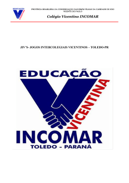 V JOGOS UNIVERSITÁRIOS DE CAMPO MOURÃO
