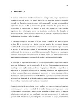 16 1 INTRODUÇÃO O setor de serviços tem crescido enormemente