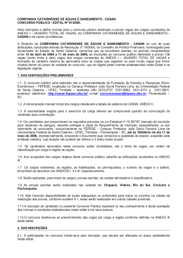 ESTADO DE SANTA CATARINA