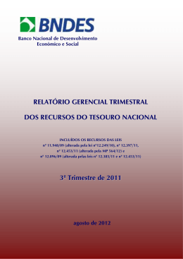 3&ordm; Trimestre de 2011