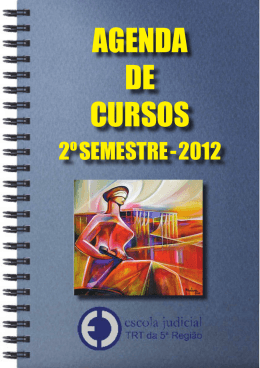 AGENDA DE CURSOS