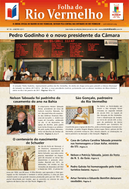 N&ordm; 18: Janeiro 2011 - Ubaldo Marques Porto Filho