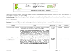 Código: PG-REARD Emitido por: Diretores e/ou