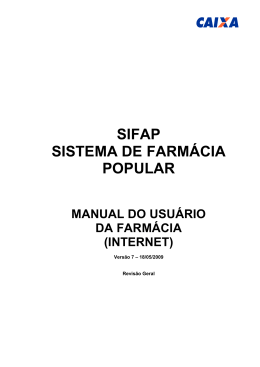 SIFAP Farmacia