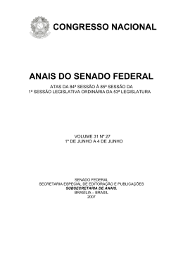 Livro 27 - Senado Federal