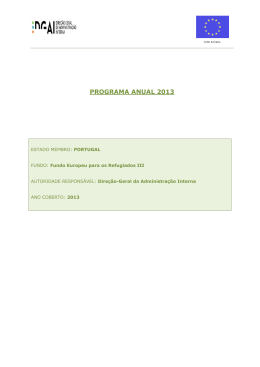 PROGRAMA ANUAL 2013