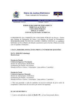 Edital n&ordm; 10/2013 na &iacute;ntegra - TJPE