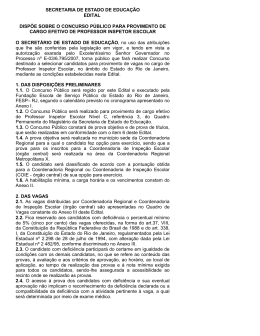 SECRETARIA DE ESTADO DE EDUCA&Ccedil;&Atilde;O