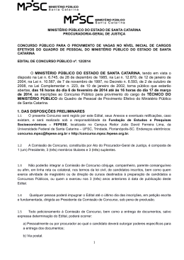 1 O MINIST&Eacute;RIO P&Uacute;BLICO DO ESTADO DE SANTA