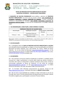 edital de processo seletivo simplificado nº 02/2015