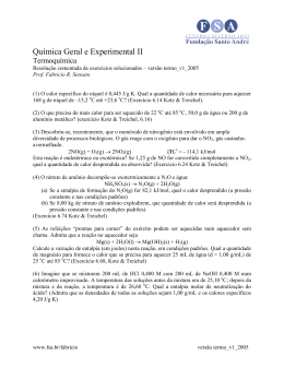 Quimica Geral e Experimental II