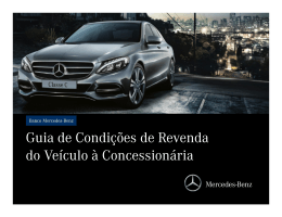 Guia de Condi&ccedil;&otilde;es de Revenda - Banco Mercedes-Benz