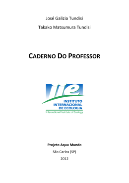 CADERNO DO PROFESSOR