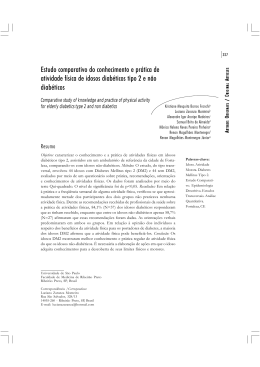 Estudo comparativo do conhecimento e prática de atividade física