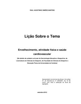 Envelhecimento, atividade f&iacute;sica e sa&uacute;de