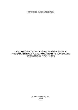 INFLU&Ecirc;NCIA DA ATIVIDADE F&Iacute;SICA AER&Oacute;BICA SOBRE A