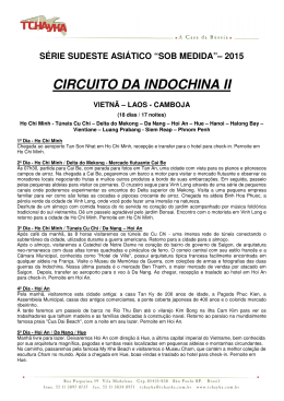 Veja o roteiro completo aqui!