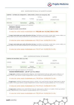 1 A nota de corte nesta modalidade era 783,98