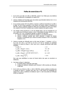 Folha de exerc&iacute;cios n&ordm;1