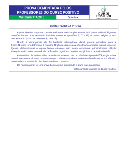 Qu&iacute;mica - Curso Positivo