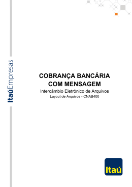 CNAB400 - Banco Itaú
