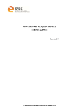 Regulamento de Rela&ccedil;&otilde;es Comerciais do Setor El&eacute;trico (RRC)