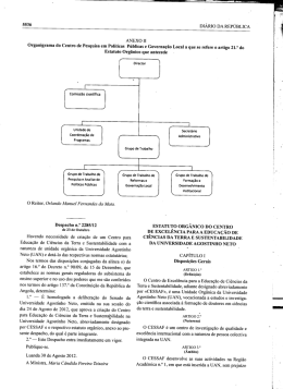 Estatuto Org&acirc;nico do Centro de Excel&ecirc;ncia para Educa&ccedil;&atilde;o de