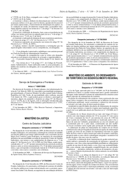 Despacho n.º 21761/2009