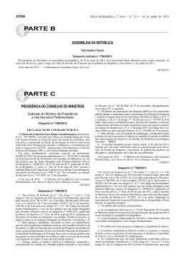 despacho de subdelega&ccedil;&atilde;o de compet&ecirc;ncias do Ministro da