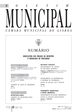 Despacho 3/PAM/2015 publicado em Boletim Municipal n&ordm; 1104 de