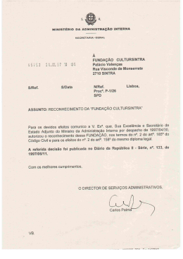 Reconhecimento MAI 1997