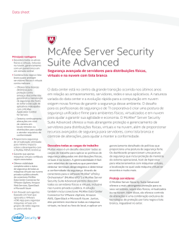 McAfee Server Security Suite Advanced