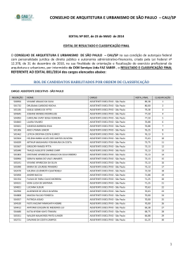 Edital 01/2014