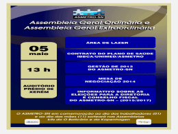 AGO e AGE 05 maio 2014 - Asmetro-SN