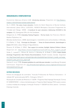 BIBLIOGRAFIA COMPLEMENTAR Ecumenical Advocacy Alliance [s