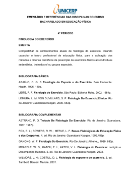 EMENTAS E REFERÊNCIAS - 4º PERÍODO