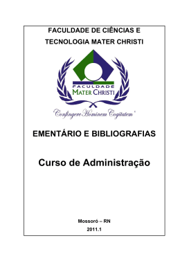 Ement&aacute;rio e Bibliografias - ADM
