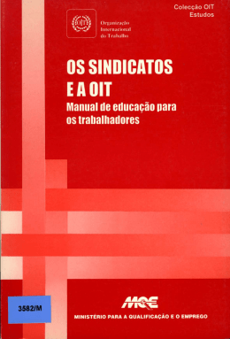 manual de educação do trabalho - Autoridade para as Condições