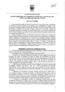 ACTA 02 - 2009 - Câmara Municipal de Monção