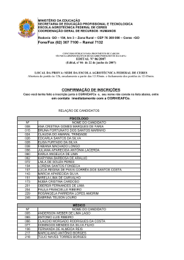 Edital Divulga Homologa&ccedil;&atilde;o das Inscri&ccedil;&otilde;es e Local da Prova Escrita