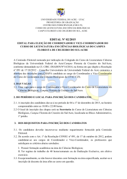 EDITAL N&ordm; 02/2015 - Universidade Federal do Acre