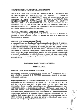 CCT 2013-2015 assinada pelos SAEP