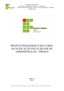 projeto pedagógico do curso